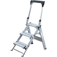 MUNK Stehleiter 53103 alu 3 Stufen, H: 126,0 cm MUNK Stehleiter 53103 alu 3 Stufen, H: 126,0 cm von MUNK
