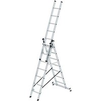 MUNK Vielzweckleiter 11107 alu 3x 7 Sprossen, H: 503,0 cm MUNK Vielzweckleiter 11107 alu 3x 7 Sprossen, H: 503,0 cm von MUNK