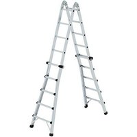 MUNK Vielzweckleiter 32017 alu 4x 5 Sprossen, H: 530,0 cm MUNK Vielzweckleiter 32017 alu 4x 5 Sprossen, H: 530,0 cm von MUNK