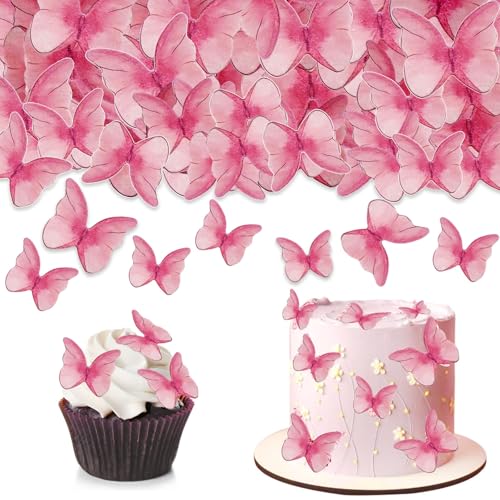 48Pcs Essbare Schmetterling Cupcake Toppers 3D Essbare Schmetterling Kuchen Topper Rosa Schmetterling Cupcake Dekoration Picks Hochzeit Baby Dusche Party Hochzeitstag Geburtstag Party Cupcake 48Pcs Essbare Schmetterling Cupcake Toppers 3D Essbare Schmetterling Kuchen Topper Rosa Schmetterling Cupcake Dekoration Picks Hochzeit Baby Dusche Party Hochzeitstag Geburtstag Party Cupcake von MUNSKT