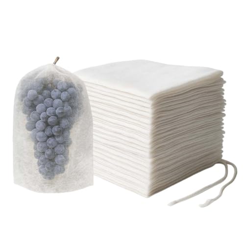 MUNZE 50 Stück Traubenschutzbeutel 15 X 38 cm, Obst Schutzbeutel, Weintrauben Schutzbeutel Mit Zugband, Organzabeutel Garten Netzbeutel Zum Schutz Vor Vögel Wespen Fruchtfliegen. MUNZE 50 Stück Traubenschutzbeutel 15 X 38 cm, Obst Schutzbeutel, Weintrauben Schutzbeutel Mit Zugband, Organzabeutel Garten Netzbeutel Zum Schutz Vor Vögel Wespen Fruchtfliegen. von MUNZE
