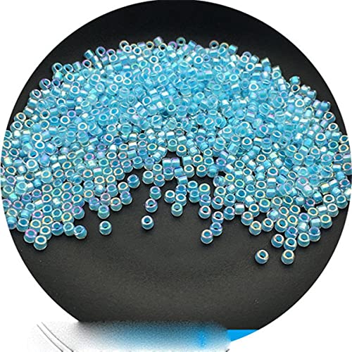2mm Glas Japanes Beads Inside Rocailles Charm für Schmuckherstellung Halskette Armband DIY Zubehör Zubehör-D21 Lake Blue,2mm 720Pcs 2mm Glas Japanes Beads Inside Rocailles Charm für Schmuckherstellung Halskette Armband DIY Zubehör Zubehör-D21 Lake Blue,2mm 720Pcs von MUPUKKR
