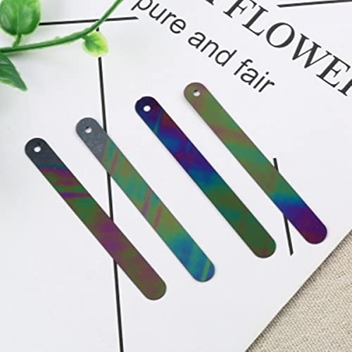60 Stück 7x66mm Große Rechteck Bar Aufkleber Pailletten Pailletten Nähen Handwerk Frauen Kleidungsstücke Dekoration Schmuck Zubehör-Schwarz von MUPUKKR