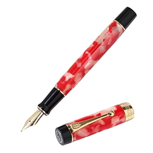 MURVE 100 Century Series Füllfederhalter mit F 0,5 mm Feder, Schreibwaren, Schule, Büro, Schreibwaren, glatte Tinte, Stifte als Geschenk (A,1 Stift mit Box) von MURVE