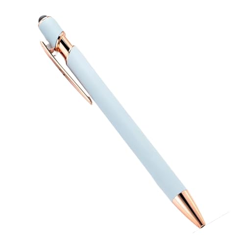 MURVE 20–200 Kugelschreiber, Großhandel, Metall-Kugelschreiber, Touchscreen-Stift, Büro, Schule, Werbung, Stift, individuelles Logo, Text, Lasergravur (Blau (Rose), 200 Stück von MURVE