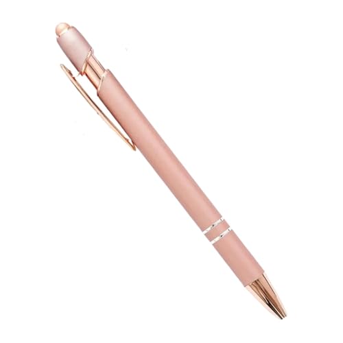 MURVE 20–200 Kugelschreiber, Großhandel, Metall-Kugelschreiber, Touchscreen-Stift, Büro, Schule, Werbung, Stift, individuelles Logo, Text, Lasergravur (Rose (Rose), 100 Stück von MURVE