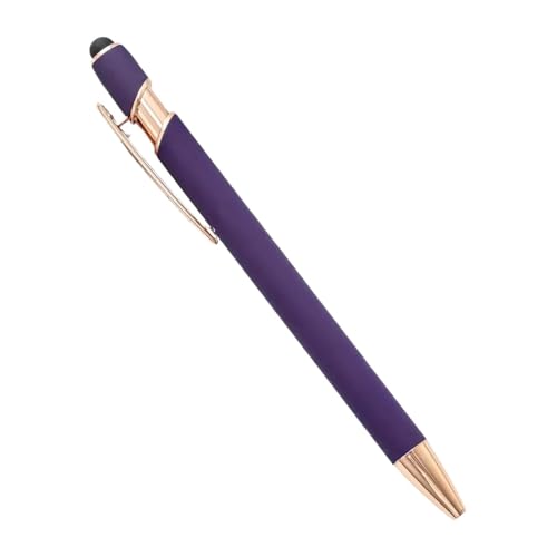 MURVE 20–200 Kugelschreiber, Großhandel, Metall-Kugelschreiber, Touchscreen-Stift, Büro, Schule, Werbung, Stift, individuelles Logo, Text, Lasergravur (lila (Rose), 200 Stück von MURVE