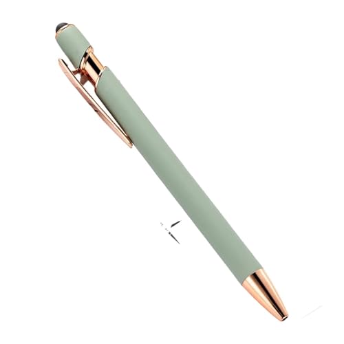 MURVE 20–200 Kugelschreiber, Großhandel, Metall-Kugelschreiber, Touchscreen-Stift, Büro, Schule, Werbung, Stift, individuelles Logo, Text, Lasergravur (neues Grün (Rose), 200 Stück von MURVE