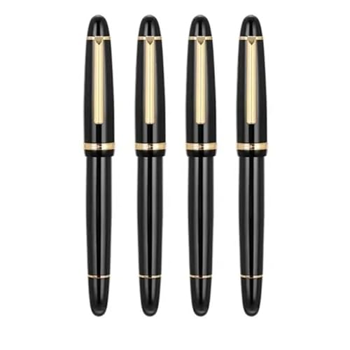 MURVE Iraurita EF/F/M Füllfederhalter mit goldfarbenem Clip, für Unterschrift, Büro, Schulbedarf, Schreibwaren (4 Stück x 850, EF (0,38 mm)) von MURVE
