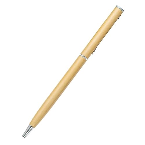 MURVE Metall-Kugelschreiber, Rotgold, mit individuellem Logo, Werbeschriftung, Gravur, Name, Schule, Bürobedarf, Geschenke (Champagner-Gold, 50 Stück) von MURVE
