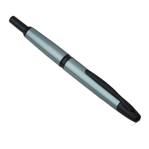 MURVE Retro-Füllfederhalter, einziehbar, 0,4 mm, extra feine Spitze, zum Schreiben von Schreibwaren, Mattschwarz, 12 Stück von MURVE
