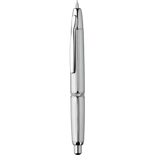 MURVE Retro-Füllfederhalter, einziehbar, 0,4 mm, extra feine Spitze, zum Schreiben von Schreibwaren (02) von MURVE