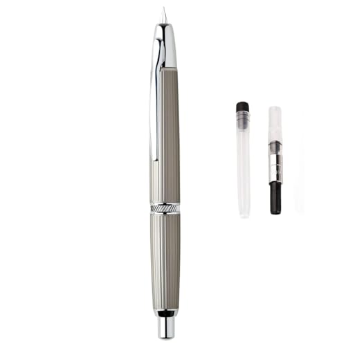 MURVE Retro-Füllfederhalter, einziehbar, 0,4 mm, extra feine Spitze, zum Schreiben von Schreibwaren (04) von MURVE