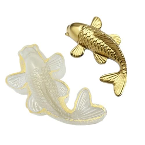 Silikon-Fischform für Harz-Anhänger, Schlüsselanhänger, Schmuck-Bastelwerkzeug, Silikon-Koi-Fischform zum Basteln Silikon-Fischform für Harz-Anhänger, Schlüsselanhänger, Schmuck-Bastelwerkzeug, Silikon-Koi-Fischform zum Basteln von MURYE
