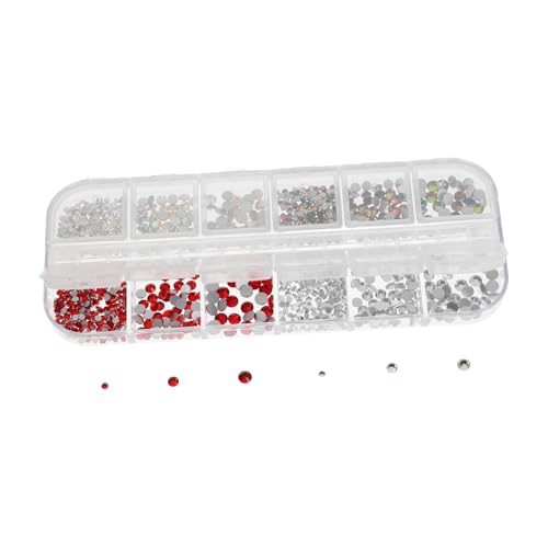 MUSISALY 1 Box Nail Art Strasssteine ​​für Nagelbegeisterte Funkelnde Nagel Charms Nail Art Zubehör Nail Art Juwelen Nail Art Charms Frauen Maniküre Charms von MUSISALY