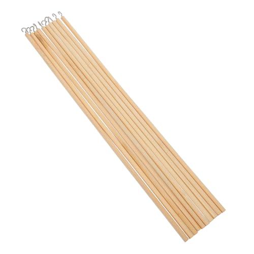 MUSISALY Runde Holzstäbe 10 Stück Holzmodellstäbe Schattenpuppenspiel-manipulationsstäbe Glatte Oberfläche Für Das Handwerk von MUSISALY