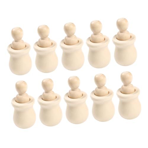 MUSISALY 10 Stück Leere Holzpuppen Zum Selbst Bemalen Holzfiguren Zum Bemalen Für Kinder Holz Spielzeug MUSISALY 10 Stück Leere Holzpuppen Zum Selbst Bemalen Holzfiguren Zum Bemalen Für Kinder Holz Spielzeug von MUSISALY