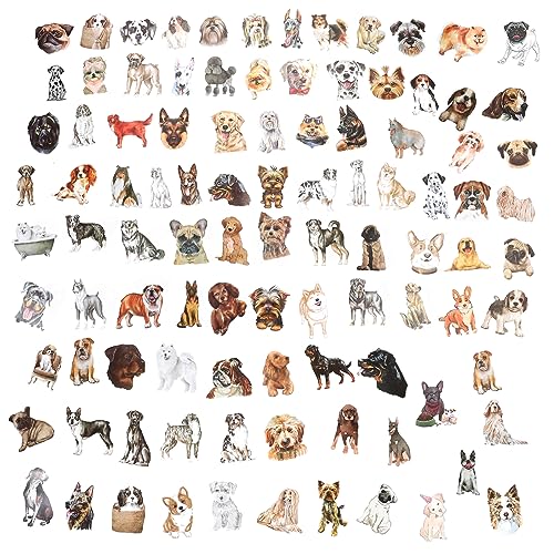 MUSISALY 100 Stück Hund Graffiti Aufkleber Kofferdekor Laptop Aufkleber Mit Hundemustern DIY Gepäckdekor Haustier Sticker Für Notebook Und Skateboard MUSISALY 100 Stück Hund Graffiti Aufkleber Kofferdekor Laptop Aufkleber Mit Hundemustern DIY Gepäckdekor Haustier Sticker Für Notebook Und Skateboard von MUSISALY
