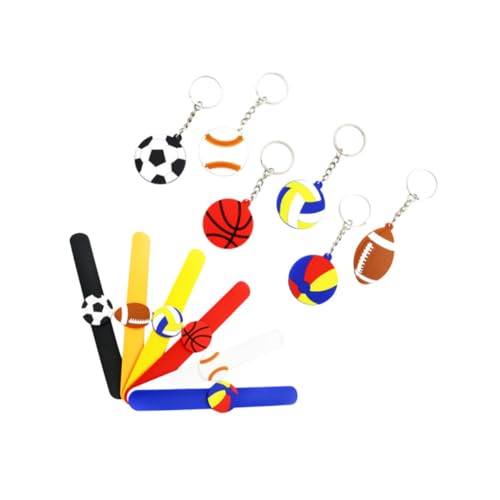 MUSISALY 12St Sportarmband aus Silikon Schlüsselanhänger mit Baseballschläger Rucksack-Schlüsselanhänger Jungen Armbänder Handringe fittnessband gym armband Kinderarmband Silikonarmband MUSISALY 12St Sportarmband aus Silikon Schlüsselanhänger mit Baseballschläger Rucksack-Schlüsselanhänger Jungen Armbänder Handringe fittnessband gym armband Kinderarmband Silikonarmband von MUSISALY