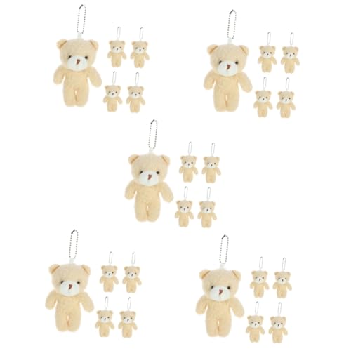 MUSISALY 25 STK Großer Bärenanhänger Schlüsselanhänger Bärenanhänger Schlüsselanhänger-Tasche Taschenbär-anhänger Partygeschenke Tragen Hängendes Mini-bär- Kleine Bären Beige Plüsch MUSISALY 25 STK Großer Bärenanhänger Schlüsselanhänger Bärenanhänger Schlüsselanhänger-Tasche Taschenbär-anhänger Partygeschenke Tragen Hängendes Mini-bär- Kleine Bären Beige Plüsch von MUSISALY