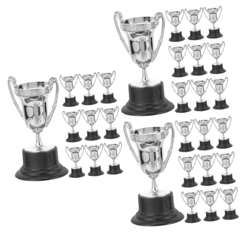 MUSISALY 30 Stk Trophäe belohnung kinder plastiktisch pokale kleine Pokalübergabe Miniaturdekoration kinder kinderspielzeug Partygeschenke Massenspielzeug für Preise Silver MUSISALY 30 Stk Trophäe belohnung kinder plastiktisch pokale kleine Pokalübergabe Miniaturdekoration kinder kinderspielzeug Partygeschenke Massenspielzeug für Preise Silver von MUSISALY
