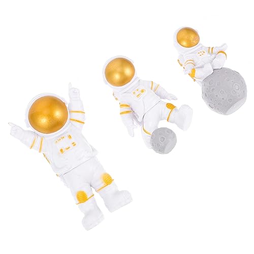 MUSISALY 3St Astronauten-Ornamente Dekorationen Astronautenfigur Auto-Innendekoration Miniaturen büro dekoration office decoration Kuchen Astronautenstatuen Astronautenspielzeug PVC Golden MUSISALY 3St Astronauten-Ornamente Dekorationen Astronautenfigur Auto-Innendekoration Miniaturen büro dekoration office decoration Kuchen Astronautenstatuen Astronautenspielzeug PVC Golden von MUSISALY
