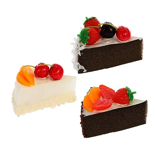 MUSISALY 3Stücke Teiliges Lebensechte Fake Kuchen Dekorationen für Fotografie Künstliche Kuchen Modelle Realistische Torten für Heimdekoration und Unterrichtsformen MUSISALY 3Stücke Teiliges Lebensechte Fake Kuchen Dekorationen für Fotografie Künstliche Kuchen Modelle Realistische Torten für Heimdekoration und Unterrichtsformen von MUSISALY
