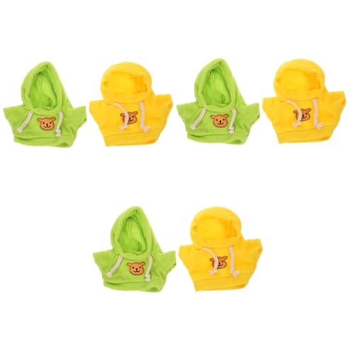 MUSISALY 6 STK Bärenpuppen-Sweatshirt Tiere Plüschtierkleidung DIY Puppenkleidung Kapuzenpullover Tragen Kleidung Zubehör Mädchen Puppen-Hoodie DIY Plüschbär-puppenkleidung Spielzeug Stoff MUSISALY 6 STK Bärenpuppen-Sweatshirt Tiere Plüschtierkleidung DIY Puppenkleidung Kapuzenpullover Tragen Kleidung Zubehör Mädchen Puppen-Hoodie DIY Plüschbär-puppenkleidung Spielzeug Stoff von MUSISALY