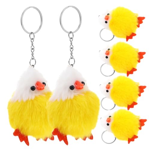 MUSISALY Realistisches Küken-schlüsselanhänger-Set 6-teilig Weicher Plüsch-Huhn- Für Osterthemen Mini-schlüsselring-Charme MUSISALY Realistisches Küken-schlüsselanhänger-Set 6-teilig Weicher Plüsch-Huhn- Für Osterthemen Mini-schlüsselring-Charme von MUSISALY