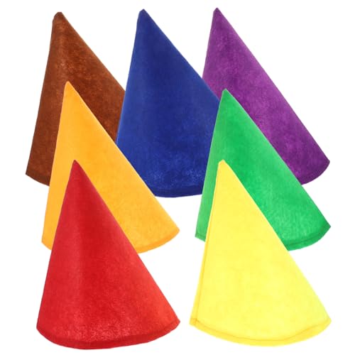 MUSISALY Hautfreundlicher Filz Weihnachtszwerg Kappe Party Hüte Für Halloween Geburtstag Cosplay Bühnenshow Prop MUSISALY Hautfreundlicher Filz Weihnachtszwerg Kappe Party Hüte Für Halloween Geburtstag Cosplay Bühnenshow Prop von MUSISALY