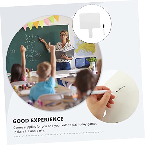 MUSISALY Doppelseitiges Abwischbares Antwortpaddel Whiteboard Teilig Stabiles Handheld Whiteboard für Unterricht Klassenzimmer Wiederbeschreibbares Voting und Punktetafel Zubehör MUSISALY Doppelseitiges Abwischbares Antwortpaddel Whiteboard Teilig Stabiles Handheld Whiteboard für Unterricht Klassenzimmer Wiederbeschreibbares Voting und Punktetafel Zubehör von MUSISALY