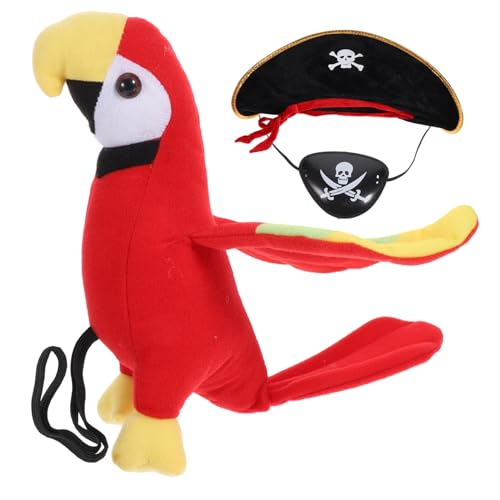 MUSISALY Piratenkostüm für Halloween mit Augenmaske und Piratenhut Teiliges Kostümzubehör für Cosplay und Kindergeburtstagsfeiern Kreatives Vogeldekor und Kuscheltier MUSISALY Piratenkostüm für Halloween mit Augenmaske und Piratenhut Teiliges Kostümzubehör für Cosplay und Kindergeburtstagsfeiern Kreatives Vogeldekor und Kuscheltier von MUSISALY