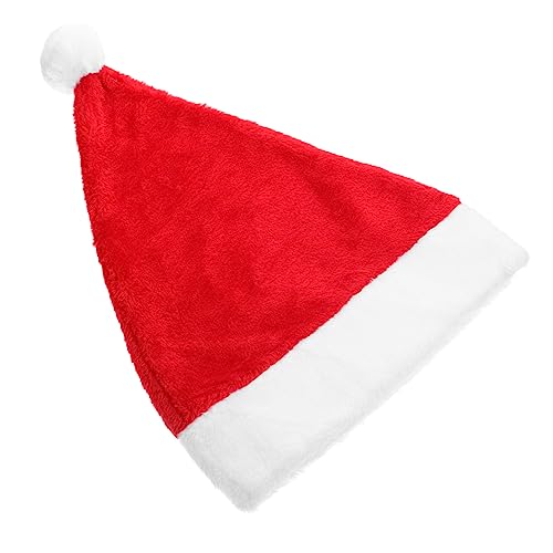 MUSISALY Santa Hats Plüsch-weihnachtsmütze Weihnachtsfeier Hut Bulk-weihnachtsmützen Lustige Weihnachtsmütze Weihnachtsmann-mütze Weihnachten Blinkende Weihnachtsmütze Damen Hüte Rot Kurzer Plüsch MUSISALY Santa Hats Plüsch-weihnachtsmütze Weihnachtsfeier Hut Bulk-weihnachtsmützen Lustige Weihnachtsmütze Weihnachtsmann-mütze Weihnachten Blinkende Weihnachtsmütze Damen Hüte Rot Kurzer Plüsch von MUSISALY