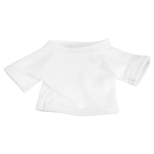 MUSISALY Plüschbär-Shirt Bärenkleidung Plüschtier-t-Shirt Puppenkleidung Kleidung Für Puppen Einfaches Design Weicher Stoff Farbechtes Material Haltbare Kleidung Bequeme Puppenkleidung von MUSISALY