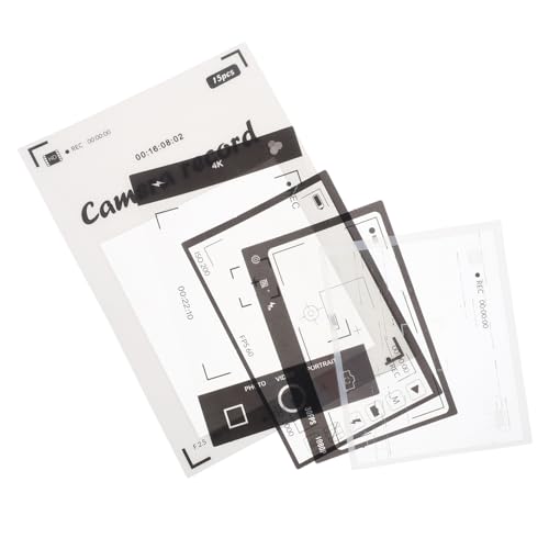 MUSISALY Sticker-Pack 15 Bögen PVC-Retro-filmrahmen Journaling Sulies Vintage-Scrapbook-Verzierungen Memory- MUSISALY Sticker-Pack 15 Bögen PVC-Retro-filmrahmen Journaling Sulies Vintage-Scrapbook-Verzierungen Memory- von MUSISALY