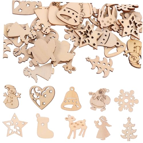 MUSISALY Weihnachts Holzschneider Mischstil Holzscheiben Für DIY Bastelprojekte Dekoration Malen Und Weihnachtsbaum Schmuck Verschiedene Motive Wie Engel Schneemann Und MUSISALY Weihnachts Holzschneider Mischstil Holzscheiben Für DIY Bastelprojekte Dekoration Malen Und Weihnachtsbaum Schmuck Verschiedene Motive Wie Engel Schneemann Und von MUSISALY