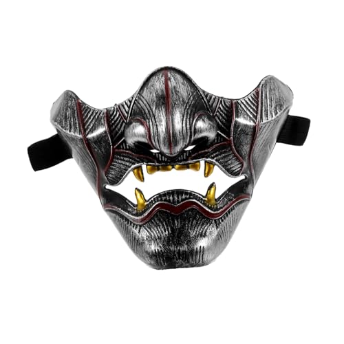 MUSISALY Weisheitsmaske Japanische Frauenmaske Partyzubehör Maske Für Mädchen Lustige Maske Cosplay Masken Dekorative Maske Sichere Maske Für Party Wiederverwendbare Maske von MUSISALY