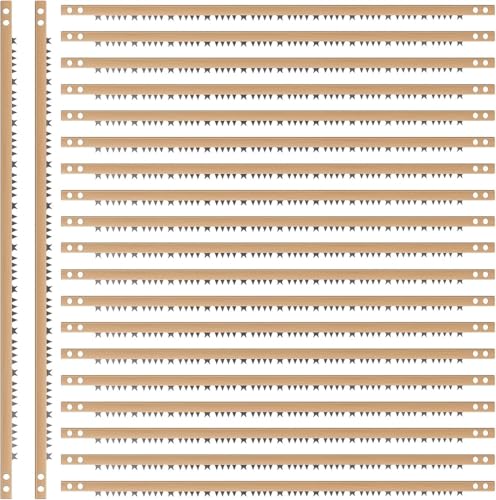 20 Stück Dekupiersägeblätter, 21 Zoll Stahlklinge zum Baumfällen, Ersatz für schnelles Arbeiten mit nassem Holz, grünem Holz, Gartenarbeit, Baumstämme, Äste, Schneidegerät (21 Zoll) von MUSLONG