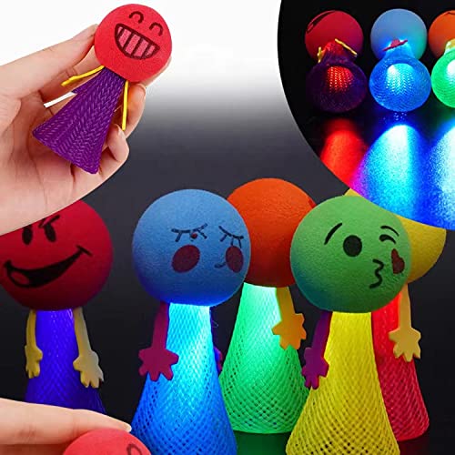 10 LED Feder Leucht Springendes Spielzeug, Werfer Spielzeuggeschenke für 3-12 Jährige Mädchen und Jungen, Mitgebsel Kindergeburtstag Gastgeschenke Weihnachten, Partyzubehör und Goodie Bag Stuffers 10 LED Feder Leucht Springendes Spielzeug, Werfer Spielzeuggeschenke für 3-12 Jährige Mädchen und Jungen, Mitgebsel Kindergeburtstag Gastgeschenke Weihnachten, Partyzubehör und Goodie Bag Stuffers von MUSUNFE