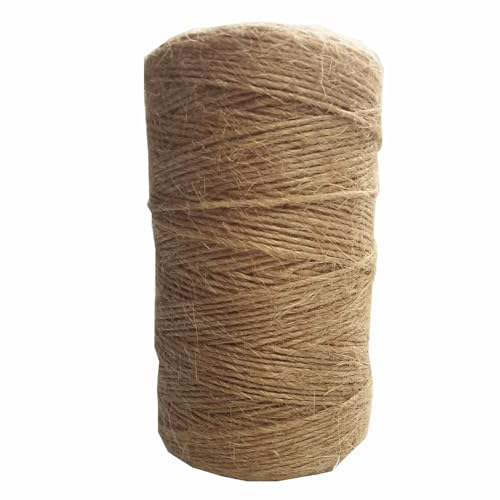 MUTORE Juteschnur 1mm Dicke und 200m Länge,Jute-Schnur,Natürliches Hanfseil,Gartenseil,Juteseil für Dekoration Garten Floristik, DIY Kunst Bündeln Handwerk, Geschenkverpackung, Weben, Fotowand, Braun MUTORE Juteschnur 1mm Dicke und 200m Länge,Jute-Schnur,Natürliches Hanfseil,Gartenseil,Juteseil für Dekoration Garten Floristik, DIY Kunst Bündeln Handwerk, Geschenkverpackung, Weben, Fotowand, Braun von MUTORE