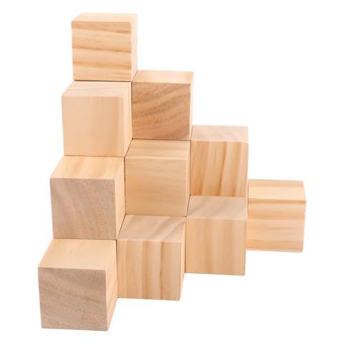 MUXHEL 30er-Set Holzwürfel 50x50x50mm, 5 x 5 x 5cm Holzwürfel Blanko zum Basteln, Bastelwürfel, Holzblöcke, Holzwürfel Blanko, Holz Quadrat Würfel, Natürliche Holzblöcke, Holzklötzchen zum Basteln MUXHEL 30er-Set Holzwürfel 50x50x50mm, 5 x 5 x 5cm Holzwürfel Blanko zum Basteln, Bastelwürfel, Holzblöcke, Holzwürfel Blanko, Holz Quadrat Würfel, Natürliche Holzblöcke, Holzklötzchen zum Basteln von MUXHEL