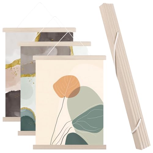 MUXHEL 4er-Set A3 Posterleiste, 31cm Lang Posterleisten, Posterschiene, Magnet Magnetische Posterschiene, Holz Poster Aufhänger Halter, Rahmen Leisten Bild Bilder, Bilderleiste, Bilderrahmen MUXHEL 4er-Set A3 Posterleiste, 31cm Lang Posterleisten, Posterschiene, Magnet Magnetische Posterschiene, Holz Poster Aufhänger Halter, Rahmen Leisten Bild Bilder, Bilderleiste, Bilderrahmen von MUXHEL