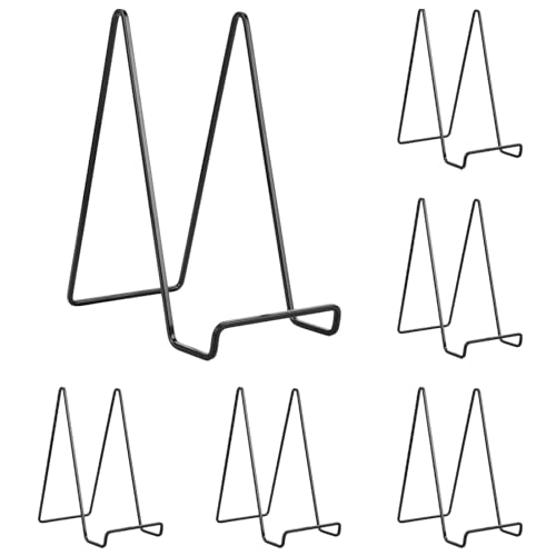 MUXHEL 6er-Set 8 Zoll Staffelei Aufsteller Teller Ständer Metall, Tellerständer, Schwarz Metall Tellerständer Tellerhalter, Eisen Staffelei fuer Teller, Display Ständer, bilderständer MUXHEL 6er-Set 8 Zoll Staffelei Aufsteller Teller Ständer Metall, Tellerständer, Schwarz Metall Tellerständer Tellerhalter, Eisen Staffelei fuer Teller, Display Ständer, bilderständer von MUXHEL