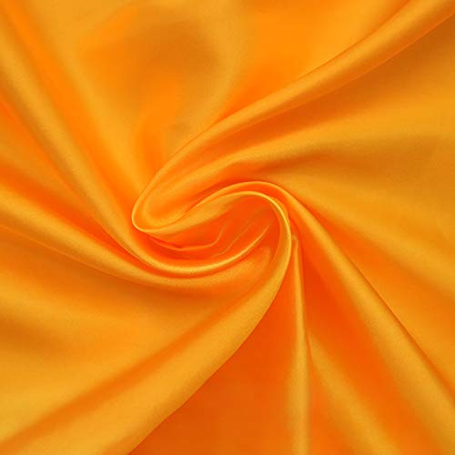 MUYUNXI Satin Stoff Futterstoff Stoff Für Abendkleidung Kleider Mode Basteln Dekorationen Pyjama 150 cm Breit Meterware Verkauft(Color:golden) von MUYUNXI