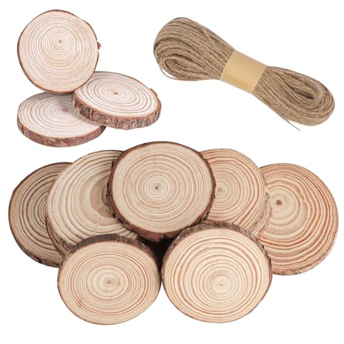 12 Stück Holzscheiben Rund Naturholz Baumscheiben 7-8 cm Durchmesser, Deko Holzscheiben Deko, Holzuntersetzer Holzplatte Rund für DIY Handwerk Hochzeit Weihnachten Mittelstücke Dekoration Bastelholz 12 Stück Holzscheiben Rund Naturholz Baumscheiben 7-8 cm Durchmesser, Deko Holzscheiben Deko, Holzuntersetzer Holzplatte Rund für DIY Handwerk Hochzeit Weihnachten Mittelstücke Dekoration Bastelholz von MUZHUPGUZ