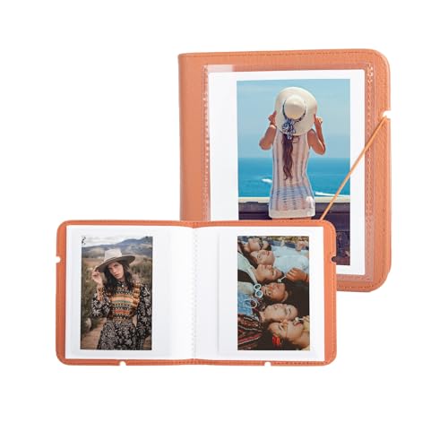 MUZIRI KINOKOO 28 Taschen Fotoalbum für Instax Wide EVO Wide 400/Wide 300/Wide 210 Kamera, PU Lederalbum für Wide Series Kamera, 5 Zoll Filme Sammlung Souvenir Album Buch - Braun MUZIRI KINOKOO 28 Taschen Fotoalbum für Instax Wide EVO Wide 400/Wide 300/Wide 210 Kamera, PU Lederalbum für Wide Series Kamera, 5 Zoll Filme Sammlung Souvenir Album Buch - Braun von MUZIRI KINOKOO