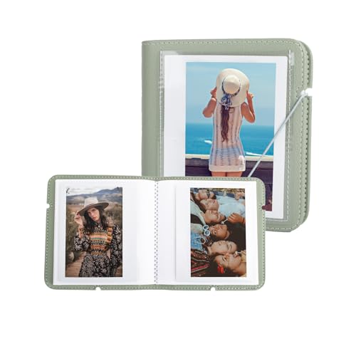 MUZIRI KINOKOO 28 Taschen Fotoalbum für Instax Wide EVO Wide 400/Wide 300/Wide 210 Kamera, PU Lederalbum für Wide Series Kamera, 5 Zoll Filme Sammlung Souvenir Album Buch - Grün MUZIRI KINOKOO 28 Taschen Fotoalbum für Instax Wide EVO Wide 400/Wide 300/Wide 210 Kamera, PU Lederalbum für Wide Series Kamera, 5 Zoll Filme Sammlung Souvenir Album Buch - Grün von MUZIRI KINOKOO