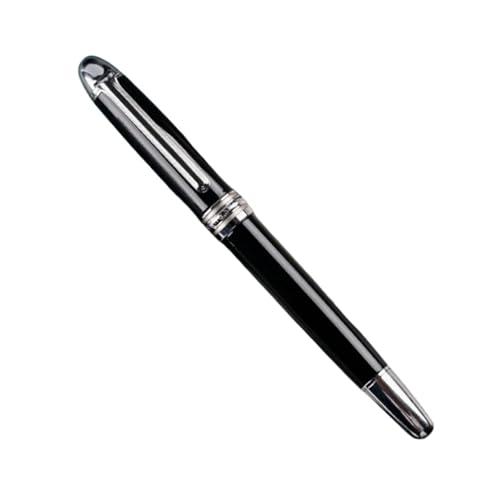 MUZIT Füllfederhalter, Vollmetall-Füllfederhalter in Schwarz und Weiß, Schreibwaren, Kalligraphie-Stift, Feder for Schreiben im Büro, Zeichnen, Unterschrift, Geschenk MUZIT Füllfederhalter, Vollmetall-Füllfederhalter in Schwarz und Weiß, Schreibwaren, Kalligraphie-Stift, Feder for Schreiben im Büro, Zeichnen, Unterschrift, Geschenk von MUZIT
