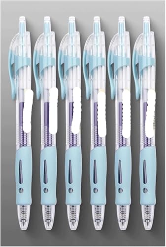 Tintenroller, Kugelschreiber, Gelschreiber, einziehbare, 0,38 mm, Blau, 5er-Pack(Blue) von MUZIT