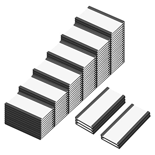 MVISUAL C-Kanal-Magnet-Etikettenhalter, 2,5 x 5,1 cm, mit Papiereinsätzen und transparenten Kunststoffschutzfolien, magnetische Datenkartenhalter, Aktenschrank-Etiketten, 100 Stück MVISUAL C-Kanal-Magnet-Etikettenhalter, 2,5 x 5,1 cm, mit Papiereinsätzen und transparenten Kunststoffschutzfolien, magnetische Datenkartenhalter, Aktenschrank-Etiketten, 100 Stück von MVISUAL